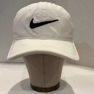 Nike Golf White Hat Flex Unisex Breathable Adjustable Strap, Preowned Clean